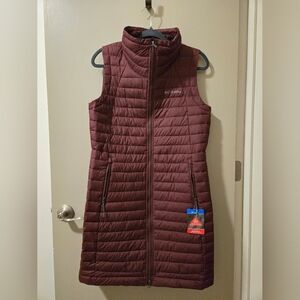 Columbia Women's White Out Puffer Vest - Size M